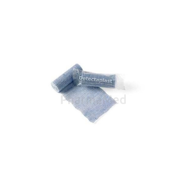 Bandage élastique bleu DETECTAPLAST 6cmx4m - 1pc