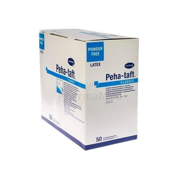 Gants chirurgie PEHA TAFT classic 6,5 - 50 paires