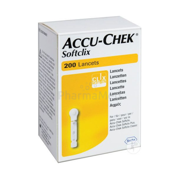 ACCU CHEK SOFTCLIX lancetten - 200st
