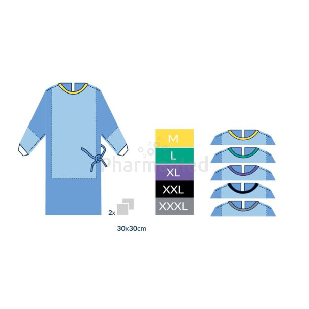 Casaque chirurgicale ZARYS Standard Plus M - 25pc