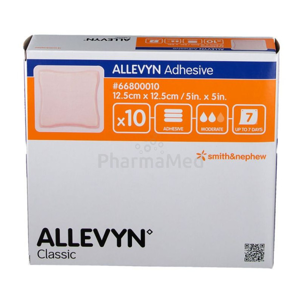 ALLEVYN ADHESIVE 12,5x12,5cm - 10pc