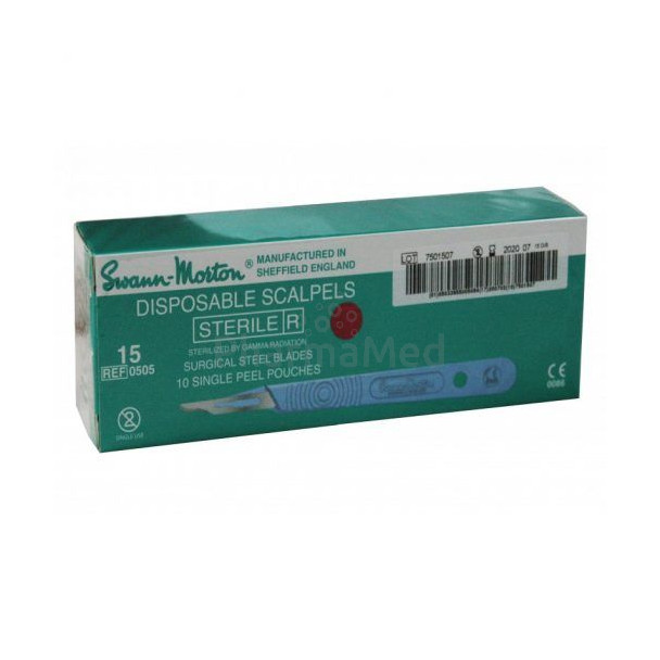 Bistouris complets Stérile S&M - N°15 - 10pc