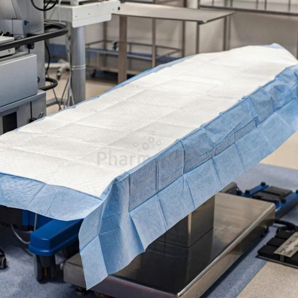 Alèse absorbante pour table d'opération 100x225cm - 2x10pc