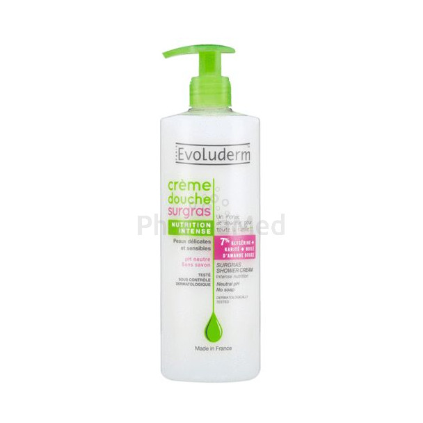 EVOLUDERM douche crème Surgras - 500ml