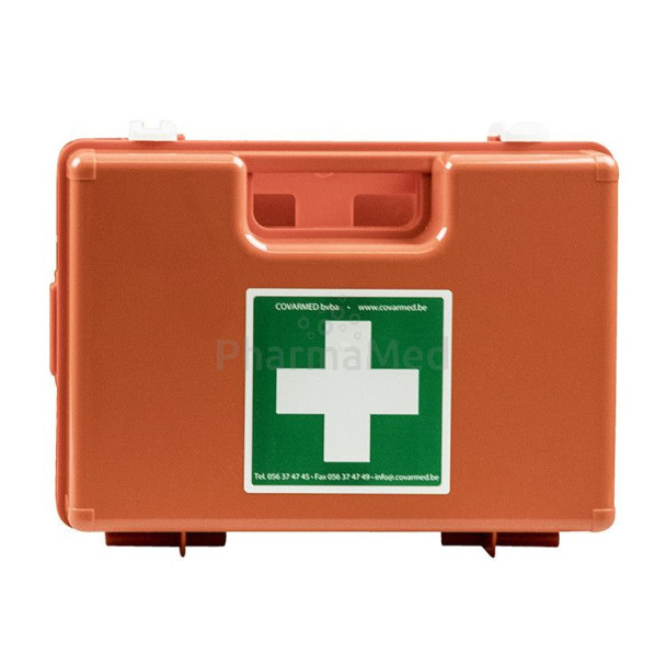 Boîte de secours DOMINO 28x20x11.5cm orange - 1pc