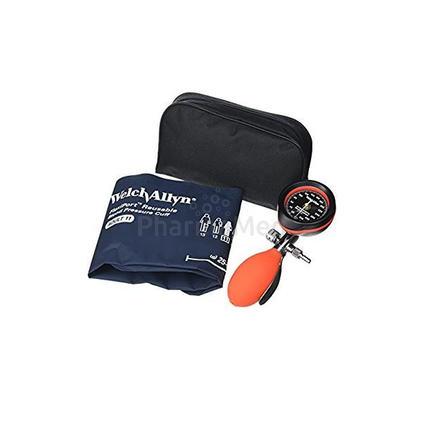 W.A. Tensio DURASHOCK Silver velc. red - 1pc