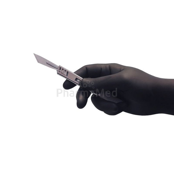 Gant Nitrile EASYCARE noir - non poudrés - Small - 100 pcs