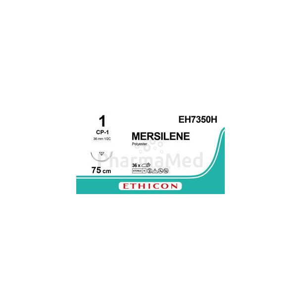 MERSILENE GRN 75cm M4 EH7350H - 36draden