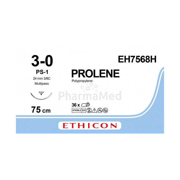 PROLENE 3/0 EH7568H PS-1 75cm - 36fils