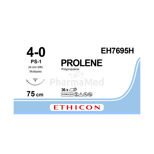 PROLENE 4/0 EH7695H PS-1 75cm - 36draden