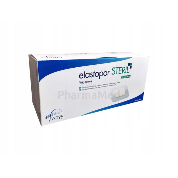 ELASTOPOR ST pans. post-op ZARYS 6x15cm /50pc