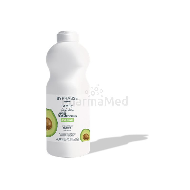 BYPHASSE Après-shampoing Family fresh Avocat 400ml