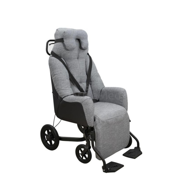 Fauteuil ELYSEE - Inclinaise manuelle - Gris chiné T10