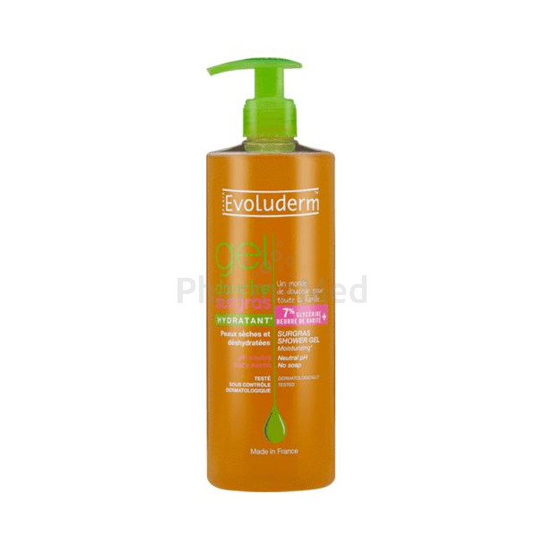EVOLUDERM douche gel Surgras - 500ml
