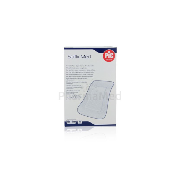 SOFFIX Med 10x15cm pans. adhés. hypo. - 50 pc