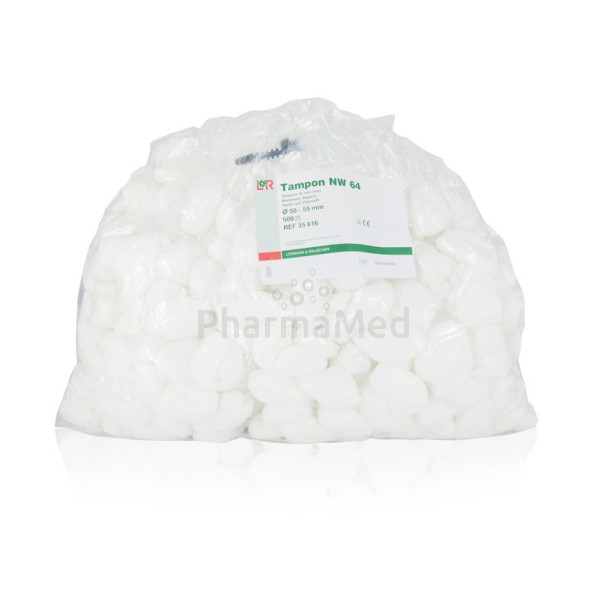 Tampons non tissés NS 35616 diam. 5cm - 500pc