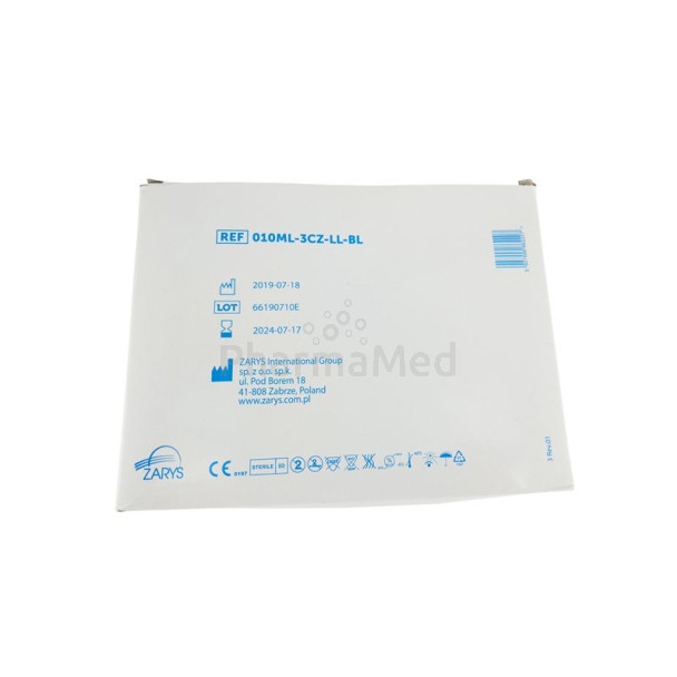 Seringues ZARYS dicoNEX 10ml luer lock /100pc