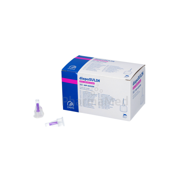 Aiguilles dispoSULIN - 31G 0,25mmx6mm - 100pc