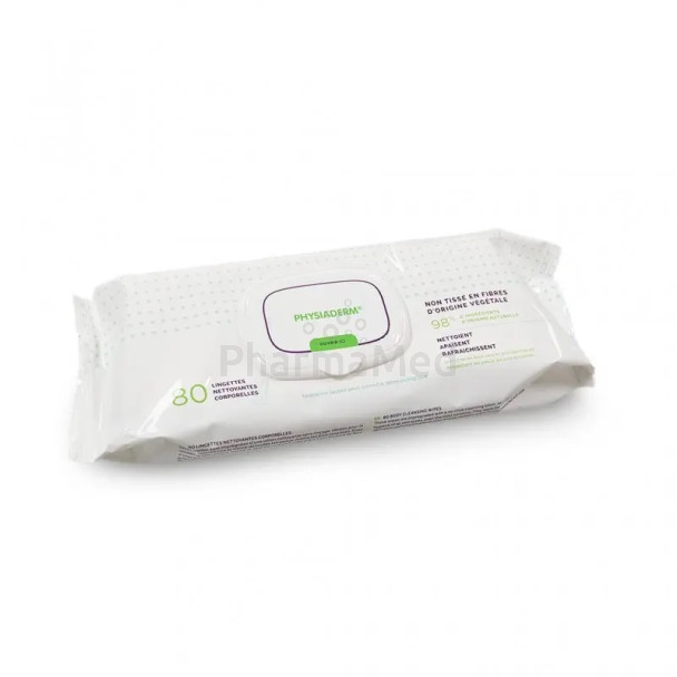 Lingette corporelle nettoyante biodégradable - 80pc