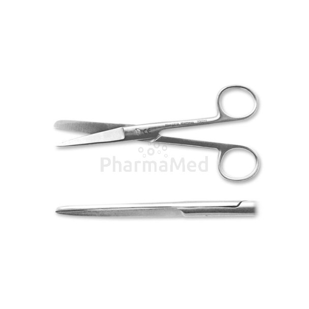 Ciseaux de chirurgie 14cm droit P/M - 1pc