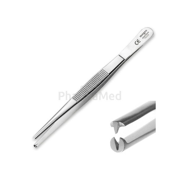 Pince de chirurgie 14,5cm 1x2 dents - 1pc