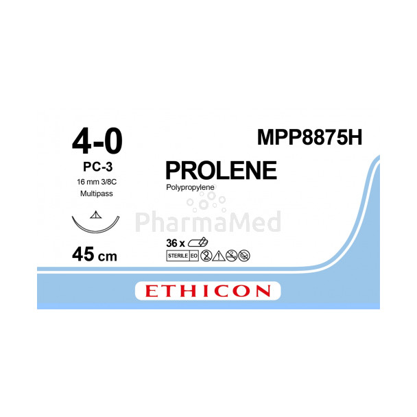 PROLENE 4/0 MPP8875H PC-3 45cm - 36fils