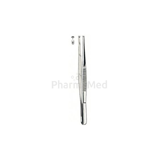 Pince multi-griffes à dissection 1x2 dents 14cm - 1 pince