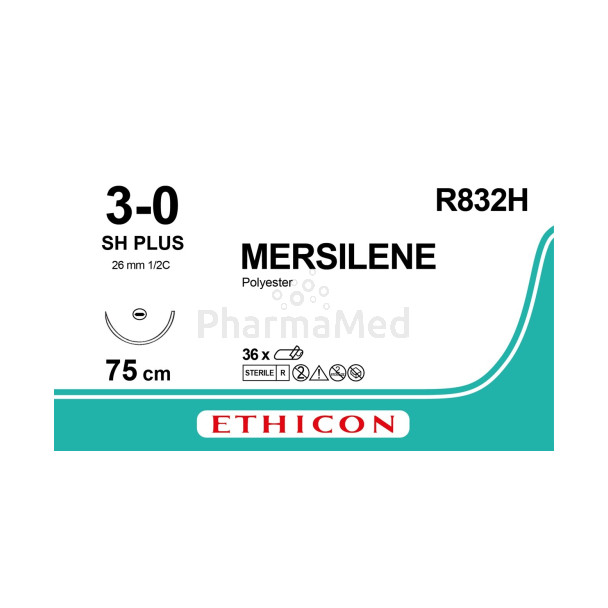 MERSILENE 3/0 R832H SH 75cm - 36draden