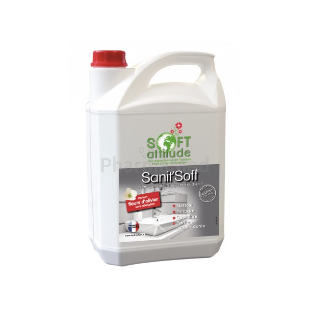 Nettoyant sanitaires SANIT'SOFT parfum fleurs d'olivier - 5L