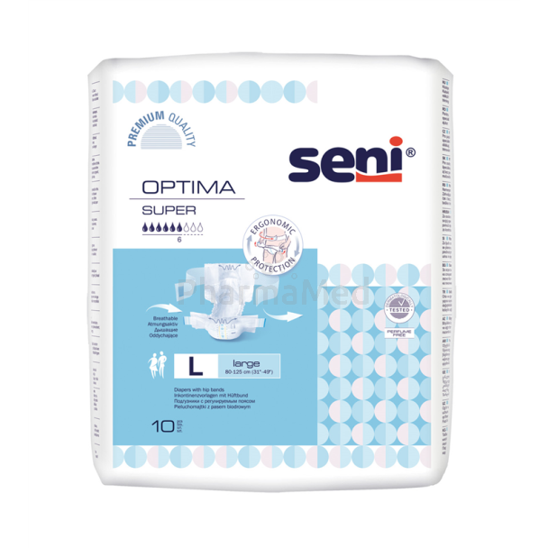 SENI OPTIMA Flex Super Large 8D Blauw - 10st