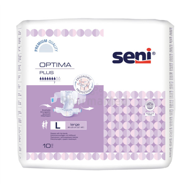 SENI OPTIMA Flex Plus Large 7D Mauve - 10st