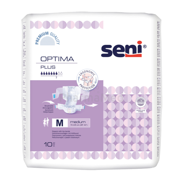 SENI OPTIMA Flex Plus - Medium 7g Mauve - 10pc