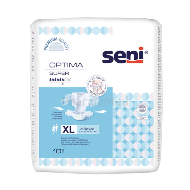 SENI OPTIMA Flex Super XLarge 8D Blauw - 10st