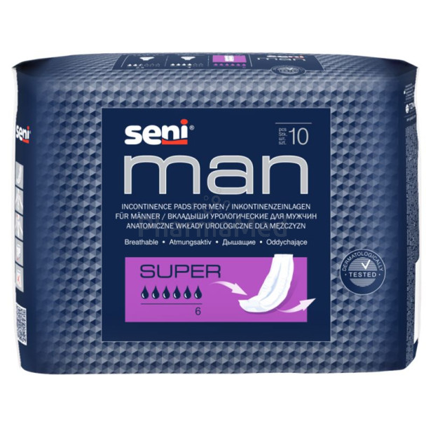 SENI MAN Men inlegverbanden Super 8D - 15st