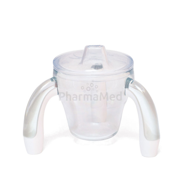 Tasse tripode Anses Couvercle Blanc