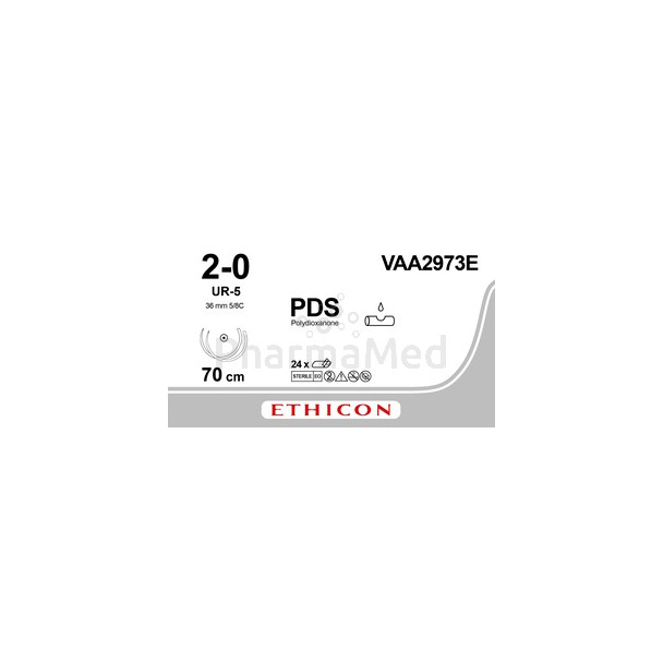 PDS 2/0 VAA2973E UR-5 70cm - 24fils