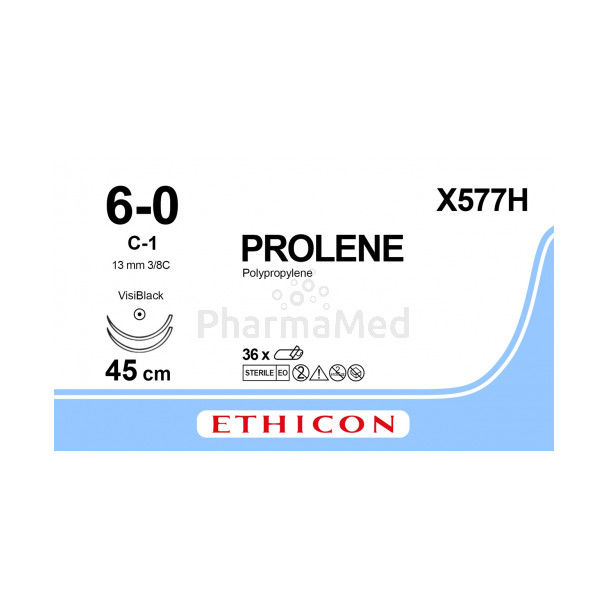 PROLENE 6/0 X577H C-1 45cm - 36fils