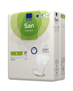 ABENA SAN 4 Premium Anatomische inlegger - 800ml/5D - 30st