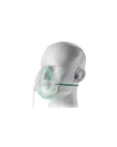 Masque Intersurgical EcoLite™ oxygène adulte avec tuyau 2 - 40pc