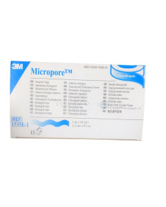 MICROPORE 9,14mx2,50cm + dispenser - 12rl