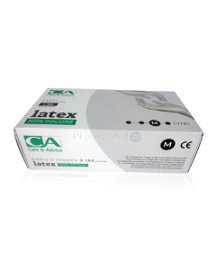 Gants latex CA NS non poudrés Medium - 100pc