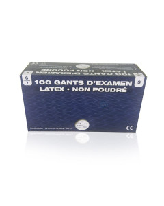 Gants latex CA NS non poudrés Small - 100pc