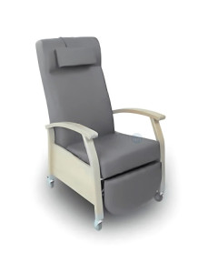 Fauteuil relax porto - Hetre massif - - Souris