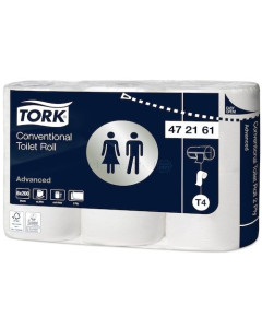 Tork Papier toilette traditionnel Advanced 200cp - 2 plis - 48 rlx
