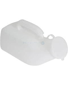 Urinal homme + couvercle capuchon bleu (1pc)