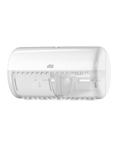 Distributeur pap. hyg. blanc TORK double(1pc)