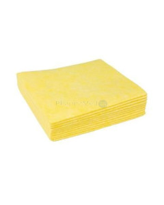 Lavette viscose 38x40cm 145gr jaune - 1pc