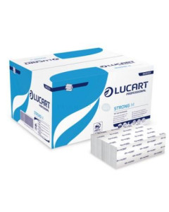 Essuie-mains LUCART 2 plis strong blanc 22.5x32cm W - 15x125f