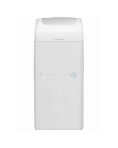 AQUARIUS poubelle blanche Plastique 44x28x56cm - 1pc