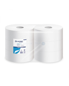 Pap. hyg. JUMBO gaufré 2plis 350m 1458cp 100% cell. - 6rl